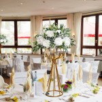 Metal Flower Stand Factory - Wedding Center Guide Ornament