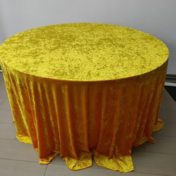 Green Velvet Tablecloth Manufacturer - Polyester Wedding Party