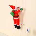 Santa Claus Figurine Factory - Christmas Table Centerpiece