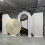 Acrylic Backdrop Manufacturer - Irregular Shape Event Decor