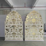 Acrylic Panel Backdrop Manufacturer - Custom Wedding Stage