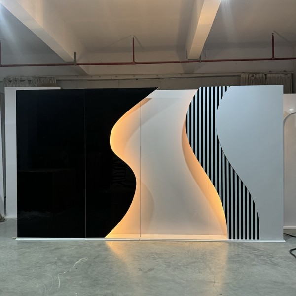 PVC Acrylic Backdrop Factory - Stripe LED Stage Decor