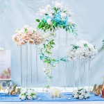 Acrylic Flower Stand Set Manufacturer - Custom Wedding Table