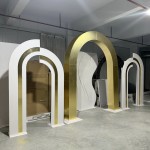 PVC Arch Backdrop Factory - Mesh Semicircular Frame