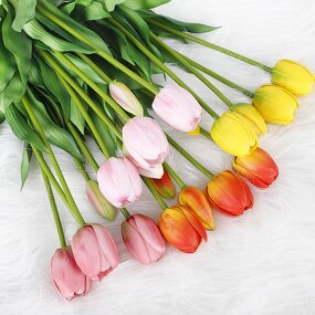 PU Tulip Flowers Manufacturer - Real Touch Event Design