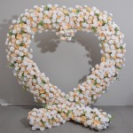 Flower Arch Factory - Red Rose Heart Shape Decor