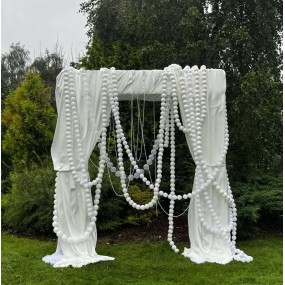 Taffeta Tablecloth Manufacturer - Round Petal Wedding Decor