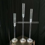 Crystal Candle Holder Manufacturer - Tube Set Table Decor