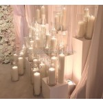 Cylinder Glass Vase Manufacturer - Custom Logo Wedding Decor