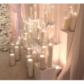 Cylinder Glass Vase Manufacturer - Custom Logo Wedding Decor