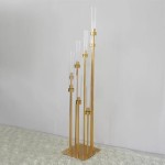 Metal Candlestick Manufacturer - Acrylic Shade Candle Set