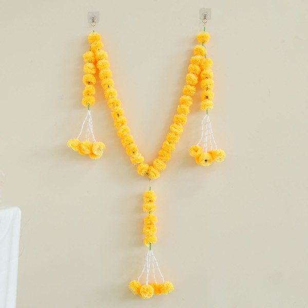 Marigold Wreath Factory - Indian Style Festival Decor
