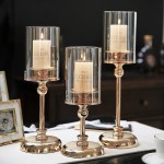 Glass Candlestick Manufacturer - Hurricane Cylindrical Decor