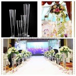 Cone Glass Vase Manufacturer - Wedding Centerpiece Decor