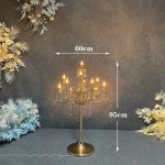 Acrylic Candle Holder Manufacturer - Gold Wedding Centerpiece