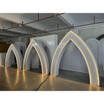 Acrylic Backdrop Manufacturer - LED Arch Door Stage