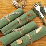 Polyester Napkin Manufacturer - Solid Color Hotel Tableware