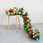 Artificial Flower Runner Factory - Wedding Backdrop Strip