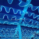 Led Ceiling Drapes Factory - S Shape Wedding Curtain Decor