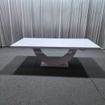 Welding Dining Table Manufacturer - MDF Stainless Steel Base