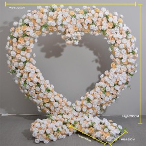 Flower Arch Backdrop Manufacturer - Champagne Hydrangea