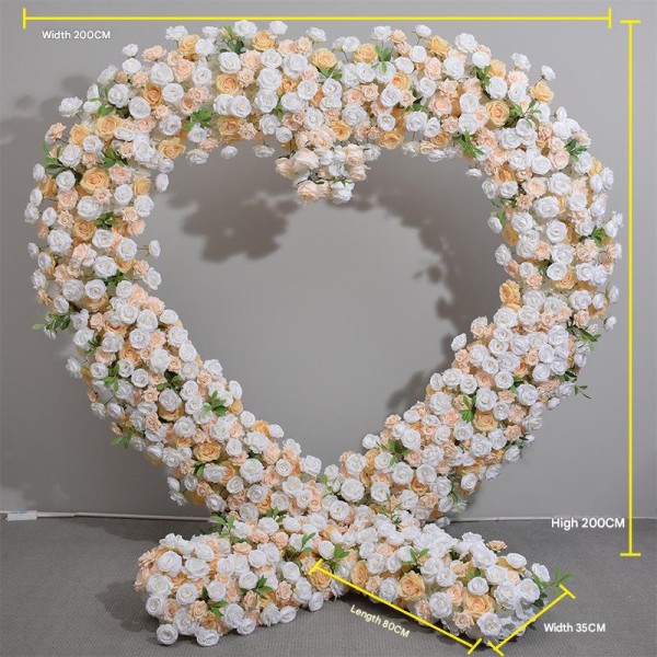 Flower Arch Backdrop Manufacturer - Champagne Hydrangea