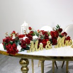 Flower Garland Factory - Artificial Red Roses Runner