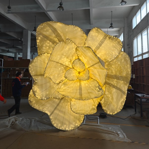 Giant Flower Backdrop Factory - LED Rose Stage Decor