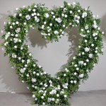 Flower Arch Manufacturer - Champagne Rose Heart Shape
