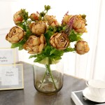 Silk Peony Flower Factory - Artificial Bush Wedding Decor