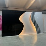 PVC Acrylic Backdrop Factory - Stripe LED Stage Decor