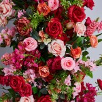 Flower Arch Manufacturer - Pink Peony Rose Backdrop