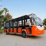 Electric Bus Manufacturer - Fully Enclosed Tourist Resort Shuttle