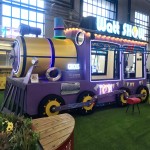Food Truck Manufacturer - Purple Electric Full Kitchen Trailer