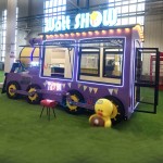 Food Truck Manufacturer - Purple Electric Full Kitchen Trailer