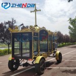 Horse Hearse Factory - Classic Black Gold Special Funeral Industry