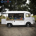 Food Trailer Factory - Unique Locomotive Shape Electric Dining