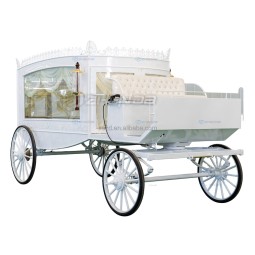 Horse Drawn Hearse Factory - Black Gold Custom Decorated High Quality