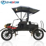 Electric Golf Cart Manufacturer - Black Classic Popular Luxury Retro Convertible