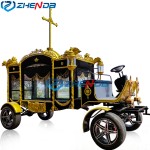 Horse Hearse Factory - Classic Black Gold Special Funeral Industry