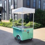 Ice Cream Truck Factory - White Canopy Classic Fashion Pizza Vending