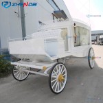 Horse Drawn Hearse Factory - Black Gold Custom Decorated High Quality