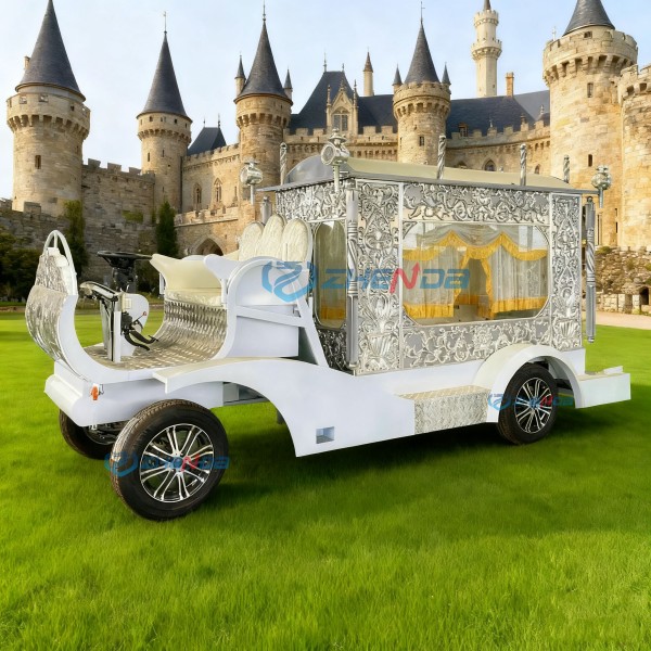 Horse Carriage Manufacturer - Custom Color Funeral Hearse Vehicle