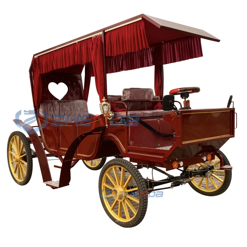 Wedding Carriage Manufacturer - Pumpkin Style Multi-color Bride Carriage