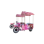 Ice Cream Truck Factory - White Canopy Classic Fashion Pizza Vending