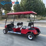 Golf Cart Manufacturer - 4 Wheel Drive Modern 6 Person Seats