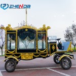 Horse Hearse Factory - Classic Black Gold Special Funeral Industry