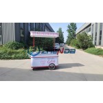 Ice Cream Trolley Factory - Customized Logo Green Hand Trailer Pulley