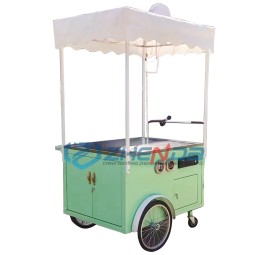Snack Cart Manufacturer - Outdoor Portable Custom Ice Cream Freezer