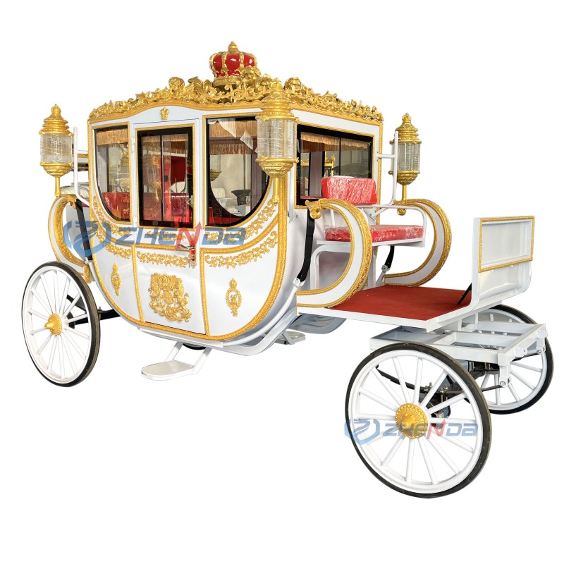 Sightseeing Carriage Manufacturer - Retro Classic Black Romantic Park